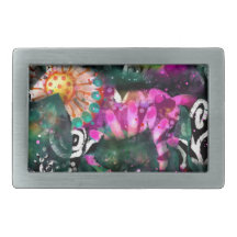 Abstrato Whimsic Galloping Cavalo, Cor-de-rosa