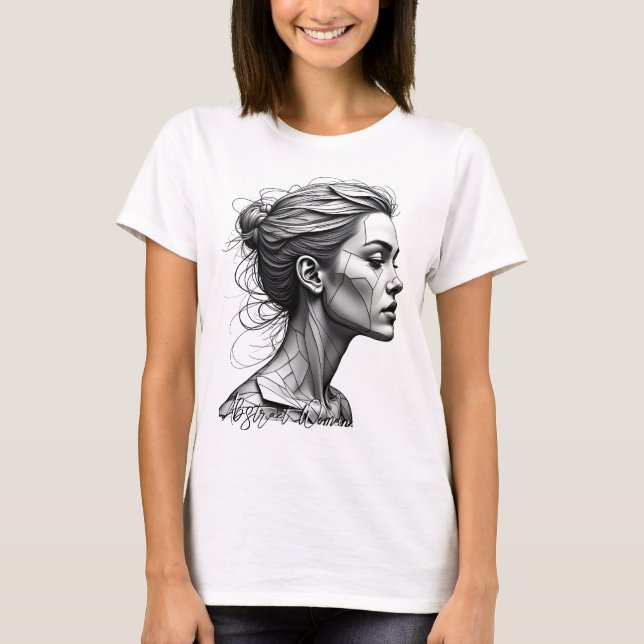 Abstrato Women T-Shirt (Frente)