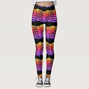 Abstrato Yoga Lady Leggings