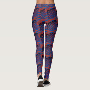 Abstrato Yoga Lady Leggings