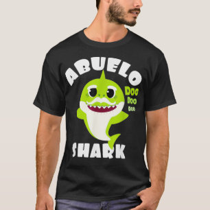 Abuelo Shark Avô Camisa de Regalo Abuelo 