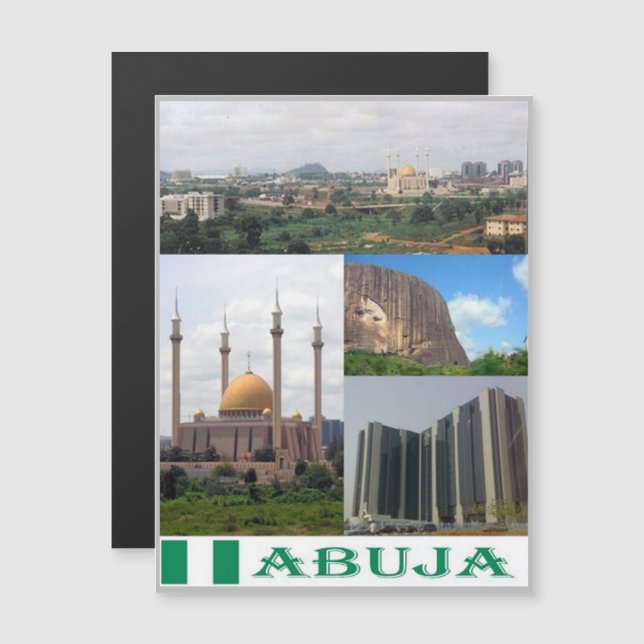 Abuja - Nigéria - Mosaico - (Frente/Verso)