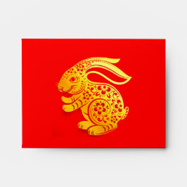 ABUNDANCE Happy Chinese New Year 2023 RABBIT Red