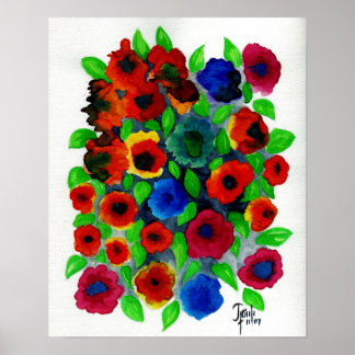 Abundância de primaveras: impressão de tela de 15"