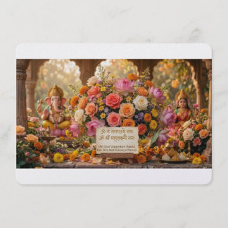 Abundância em Flor - Ganesha & Lakshmi