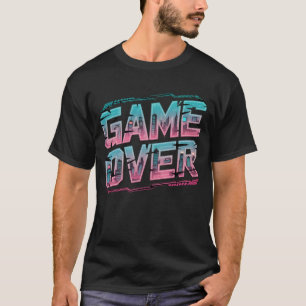 Acabamento de Jogo - Camisa T Arcade Pixel Retro