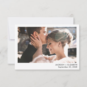 Acabamos de nos casar anúncio de foto de fuga mode