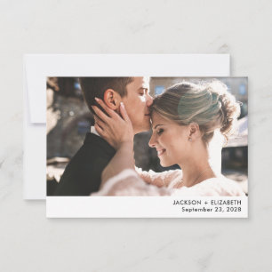 Acabamos de nos casar anúncio de foto de fuga para