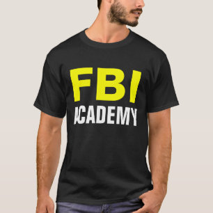ACADEMIA do FBI - t-shirt oficial da academia do