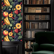 Academia Escura Papel de parede Bela Fruta e Flore