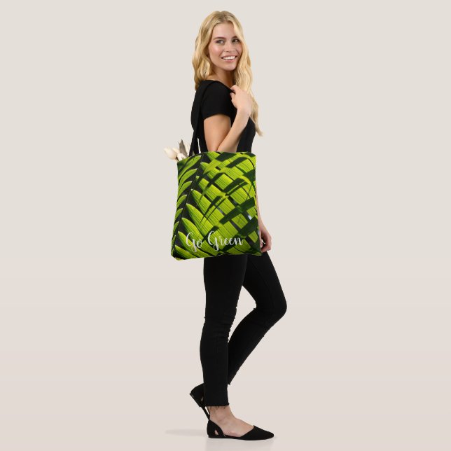Acai palm leaf design on Tote Bag (No(a) Modelo)