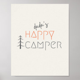 acampador feliz do dada. Cartaz e Impressões