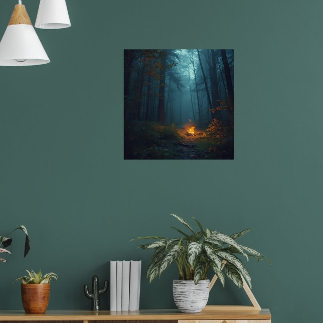 Acampamento ao Crepúsculo – Impressão de Arte da F (Sala de Estar 1)