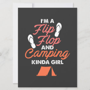 Acampamento -  Chinelo Flip Flop e Garota do Acamp