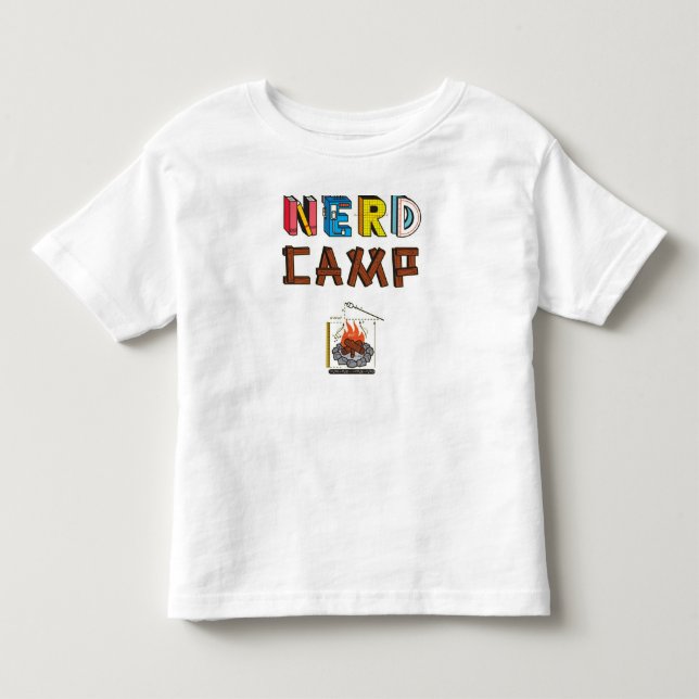 Acampamento do nerd - t-shirt da criança (Frente)