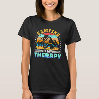 Acampamento É Minha Camisa De Terapia 1