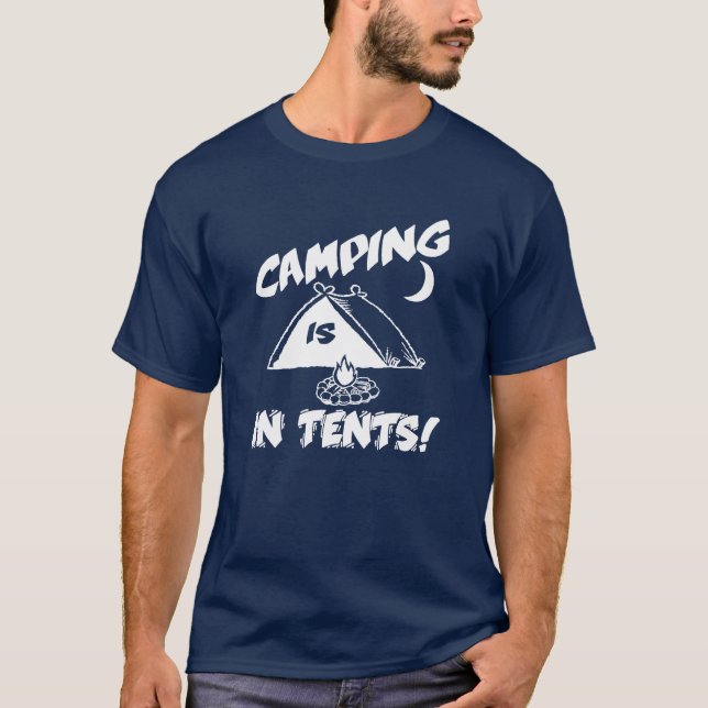 Acampar está na camisa das barracas (Frente)