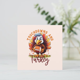Ação de Graças de Touchdown e Turquia