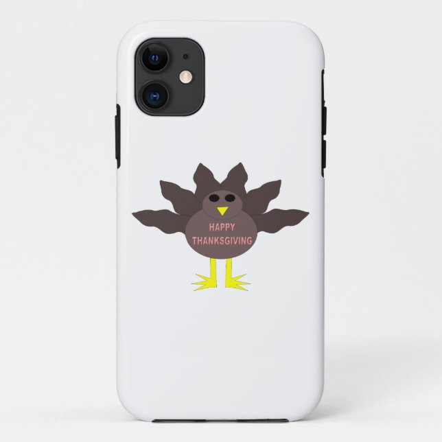 Ação de Graças Dependeu a capas de iphone da Turqu (Verso)