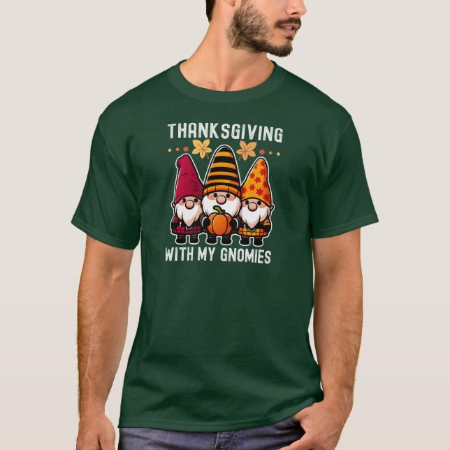 Ação De Graças Engraçada Com Minha Camisa De T (Frente)