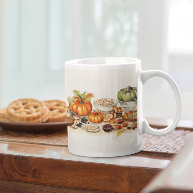 Ação de Graças Moderno 11 Caneca (Thanksgiving Modern 11 Mug
)