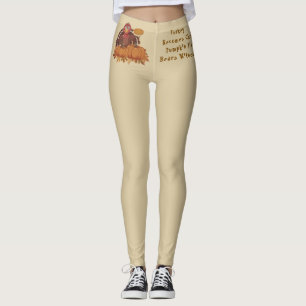 Ação de Graças, Peru Engraçado, Legging Moderno e 