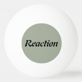 Ação/reação - bola de Pong do sibilo