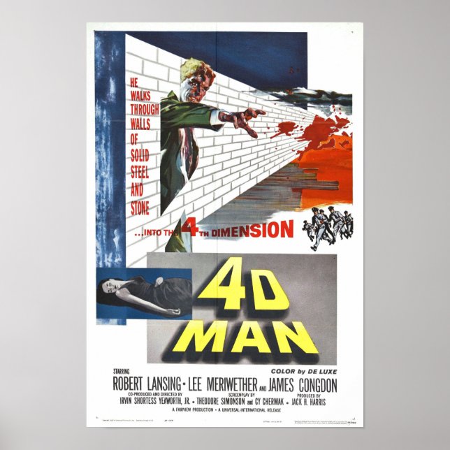 Ação Sci-fi de Poster de Cinema 4D (Frente)