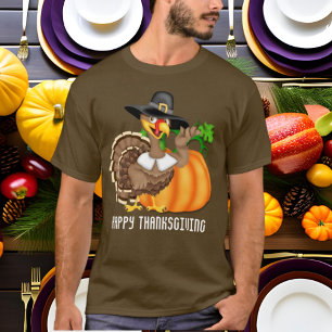 Acção de graças e t-shirt do feriado de Turquia