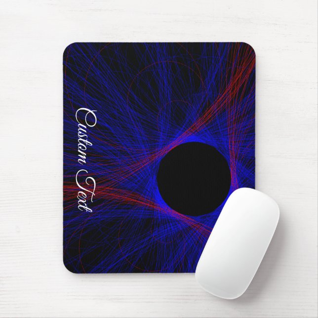 Accented Triangle Geometric Mouse Pad (Com mouse)