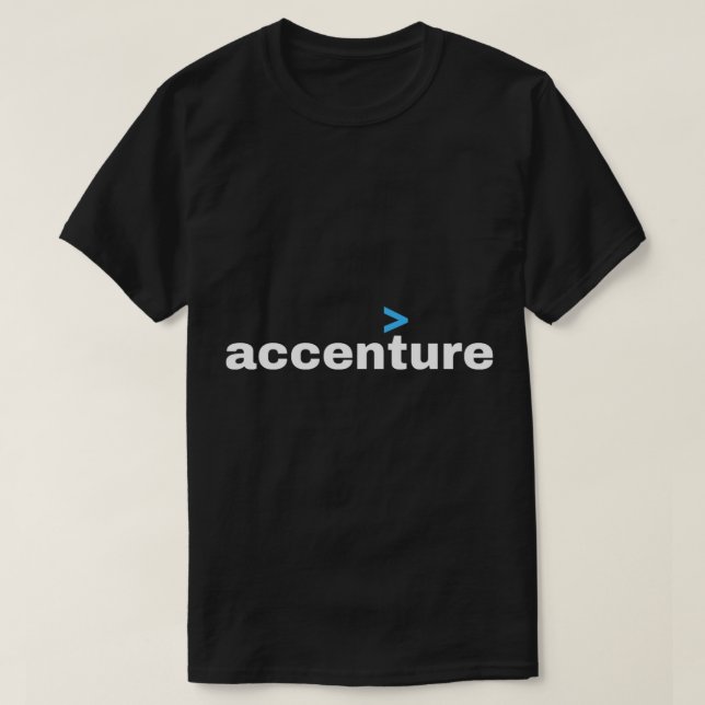 Accenture Logo Merch Essential T-Shirt (Frente do Design)