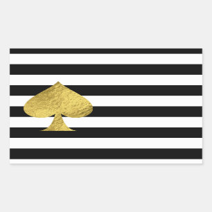 Ace de Folha de Ouro dos Adesivos Espadas