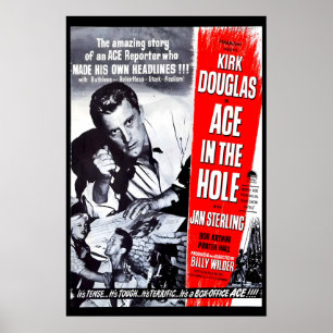 Ace in the Hole Cartaz do Filme de 1951 IMPRESSÃO 