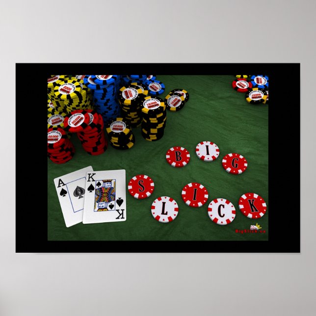 Ace King Suited - Big Slick Poster (Frente)