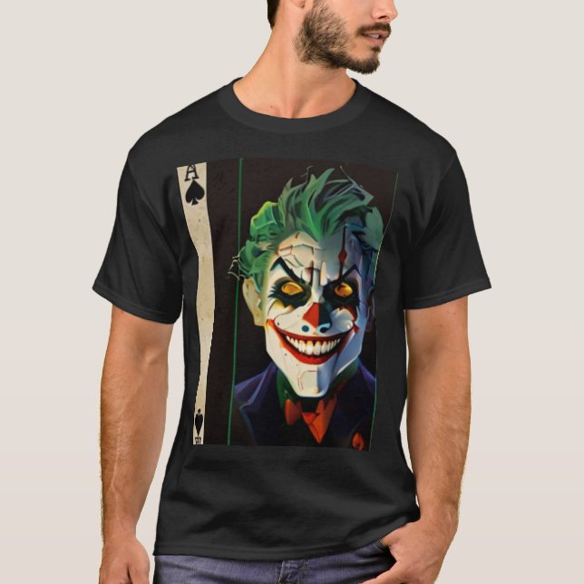  "Ace of Spades Joker T-Shirt – Bold & Stylish Gra (Frente)