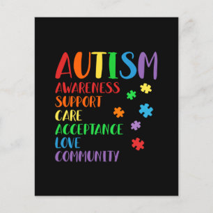 Aceitação de suporte Ally Autism Consciência