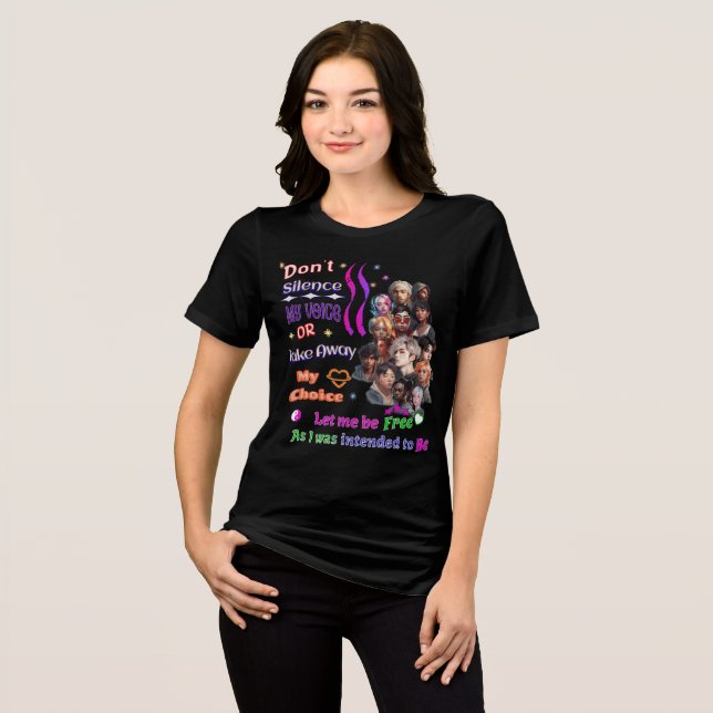 Aceitação de Unidade e Igualdade T-Shirt (Frente Completa)