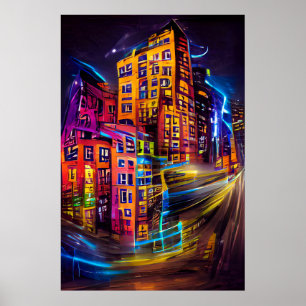 Acenda A Noite 1 - Poster De Cor Válida