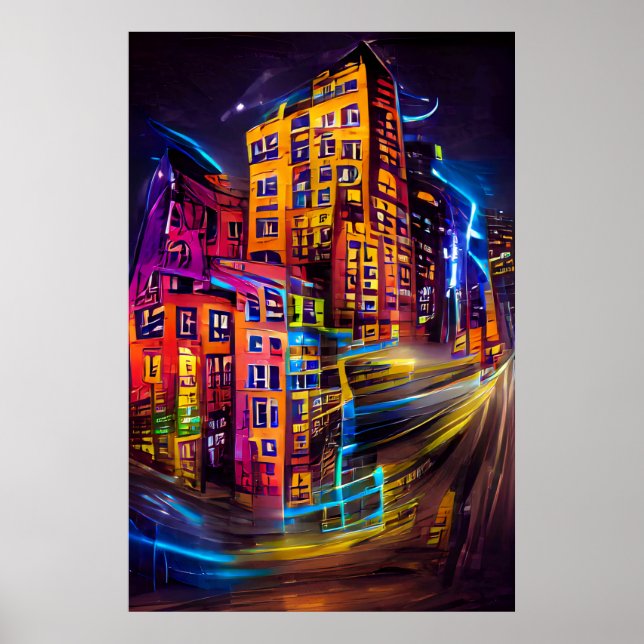 Acenda A Noite 1 - Poster De Cor Válida (Frente)