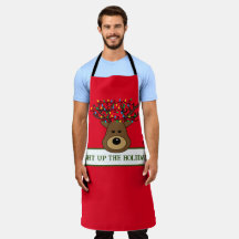 Acenda Os Feriados Com O Apron Impressão