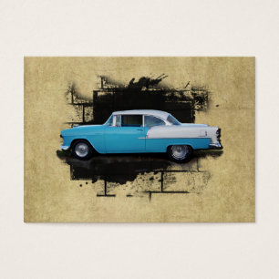ACEO- 1955 Chevy Bel Air- Classic Car- Mini Impres