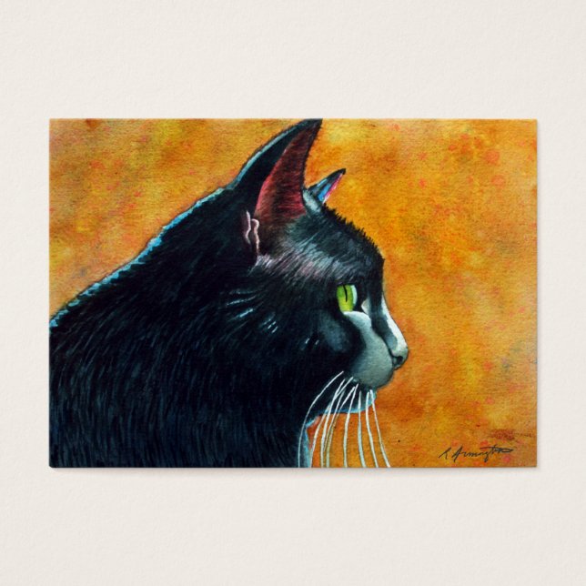 ACEO Gato Negro (Frente)