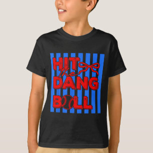 Acerte a droga da bola camiseta de beisebol design