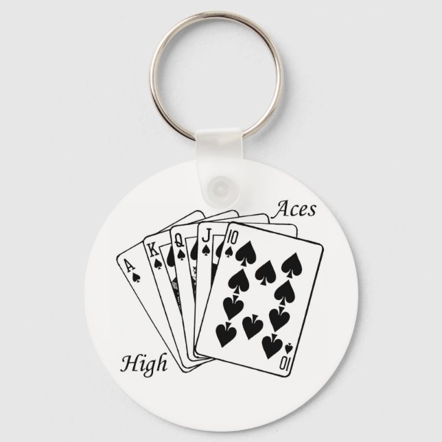 Aces High Chaveiro (Frente)
