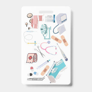 Acessório de Crachá Médico