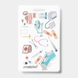 Acessório de Crachá Médico