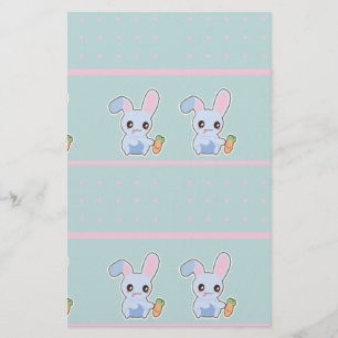 Acessórios de menta rosa do Kawaii Bunny personali
