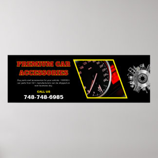 Acessórios para automóveis Poster personalizável e