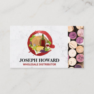 Acessórios para vinho   Corks Cartão de visita