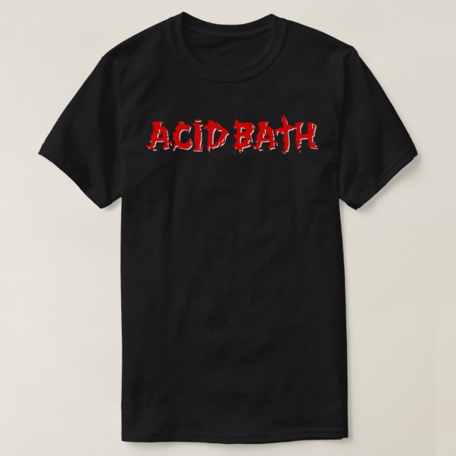 Acid Bath Band Logo Classic T-Shirt  (Frente do Design)
